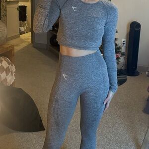 Gymshark Gray Long Sleeve Top